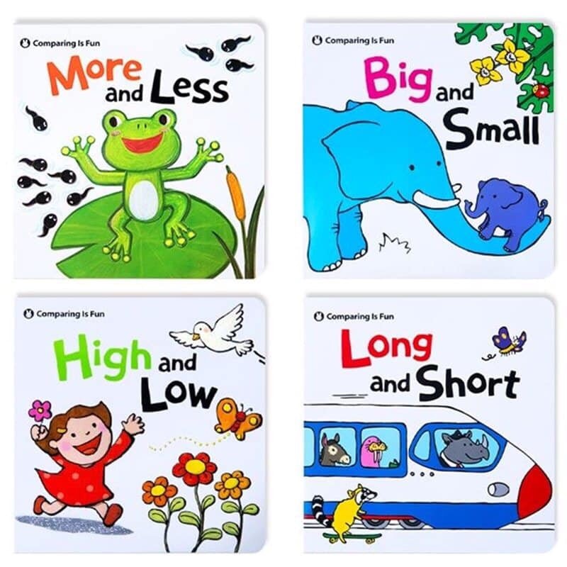 Comparing is Fun - Nhập khẩu- 4 Board Books