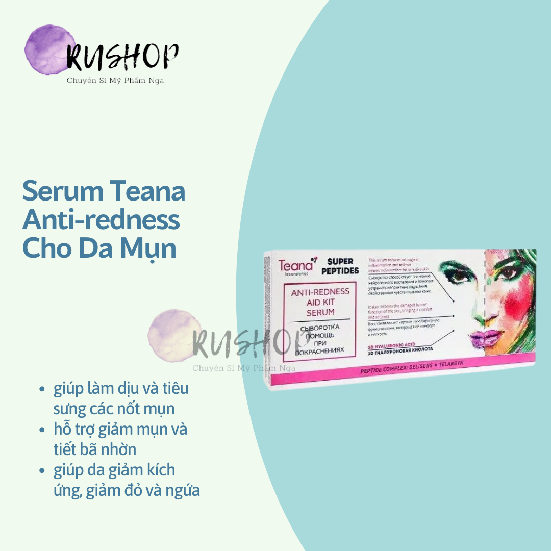 Serum Teana Anti-redness cho da mụn