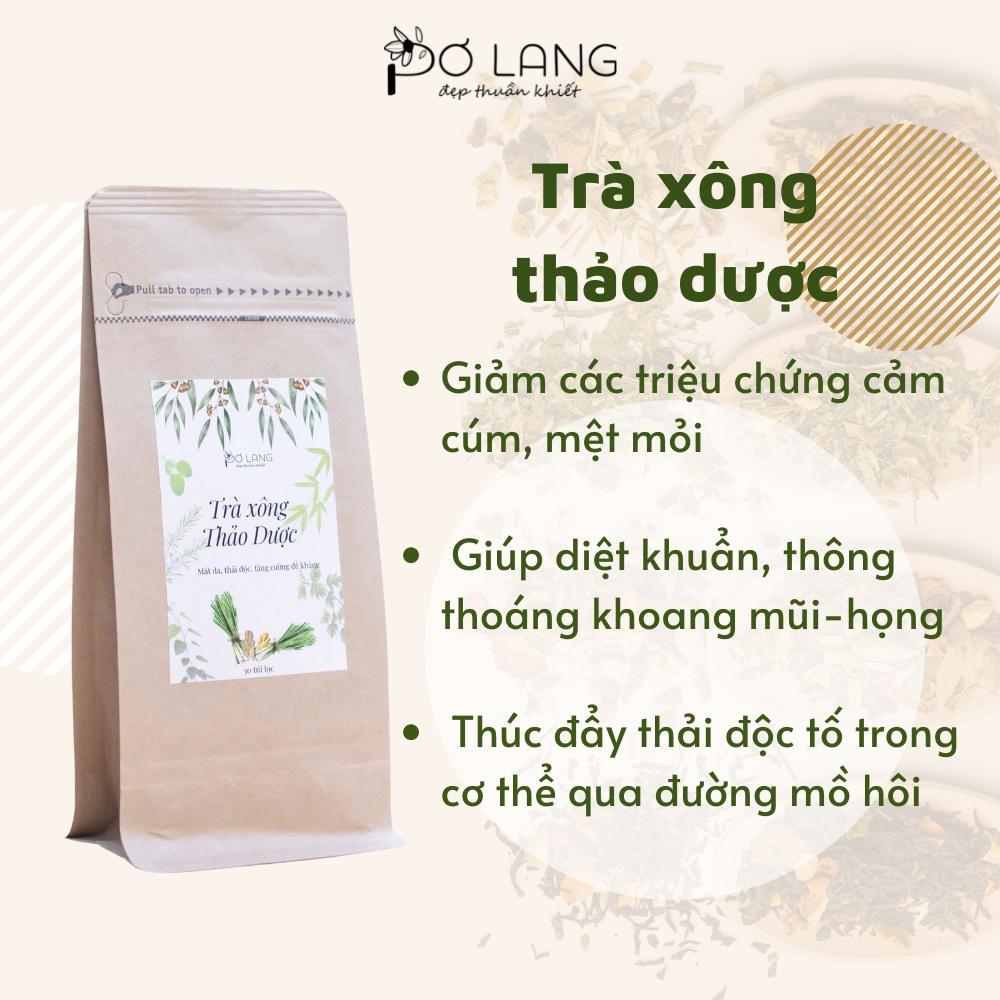 Trà lá xông giải cảm Pơ Lang