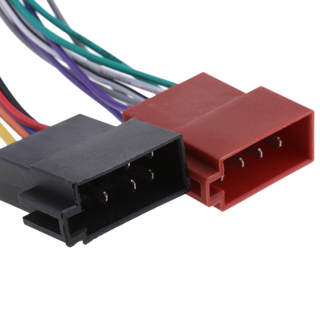 Car Stereo Radio Wiring Harness Loom Wire 16Pin ISO Fittings Adaptor for