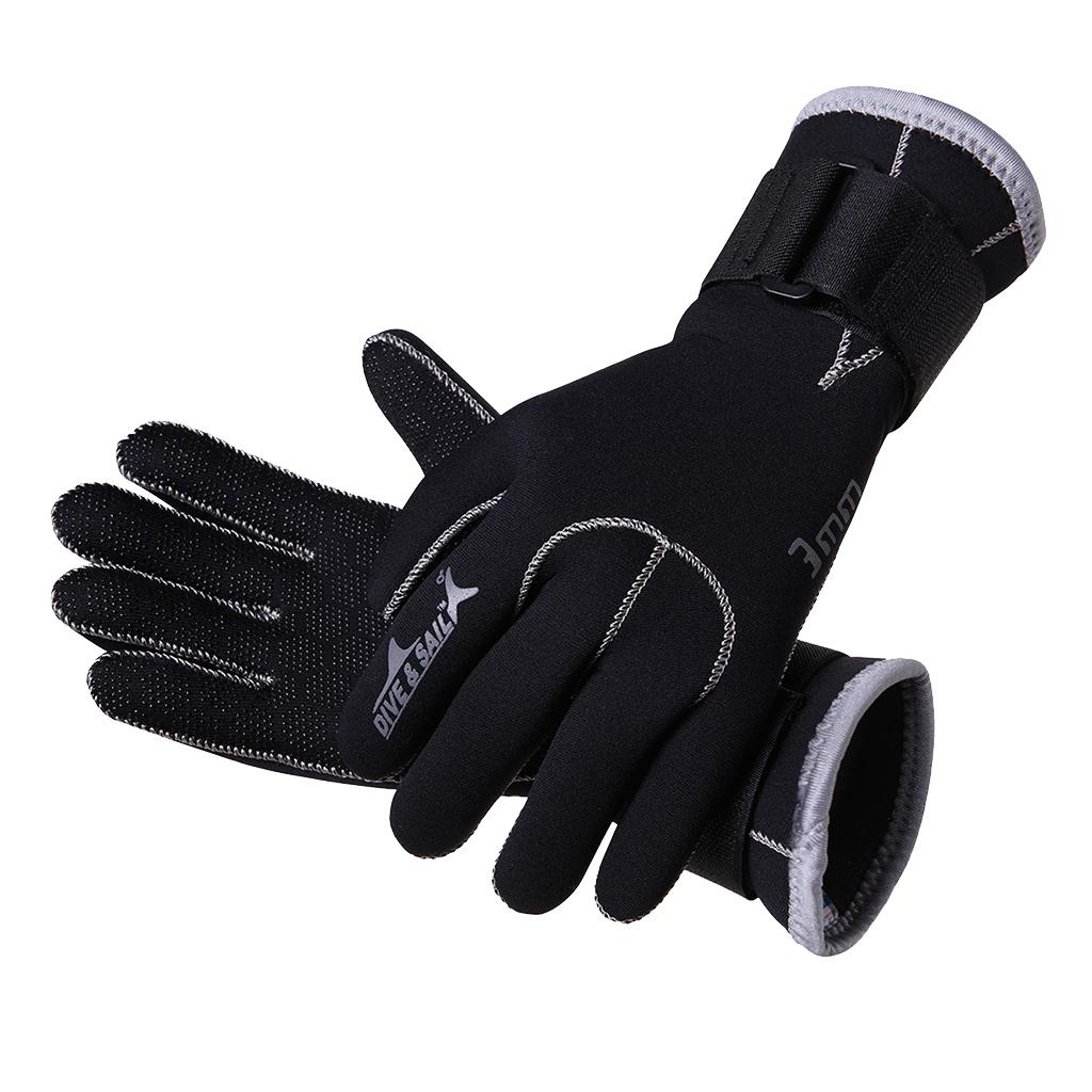 3mm Diving Hood Wetsuit Neoprene Hood Surfing Skins Hat Sport Cap with 3mm Neoprene Scuba Diving Gloves Snorkeling Swim Gear Underwater Equipment