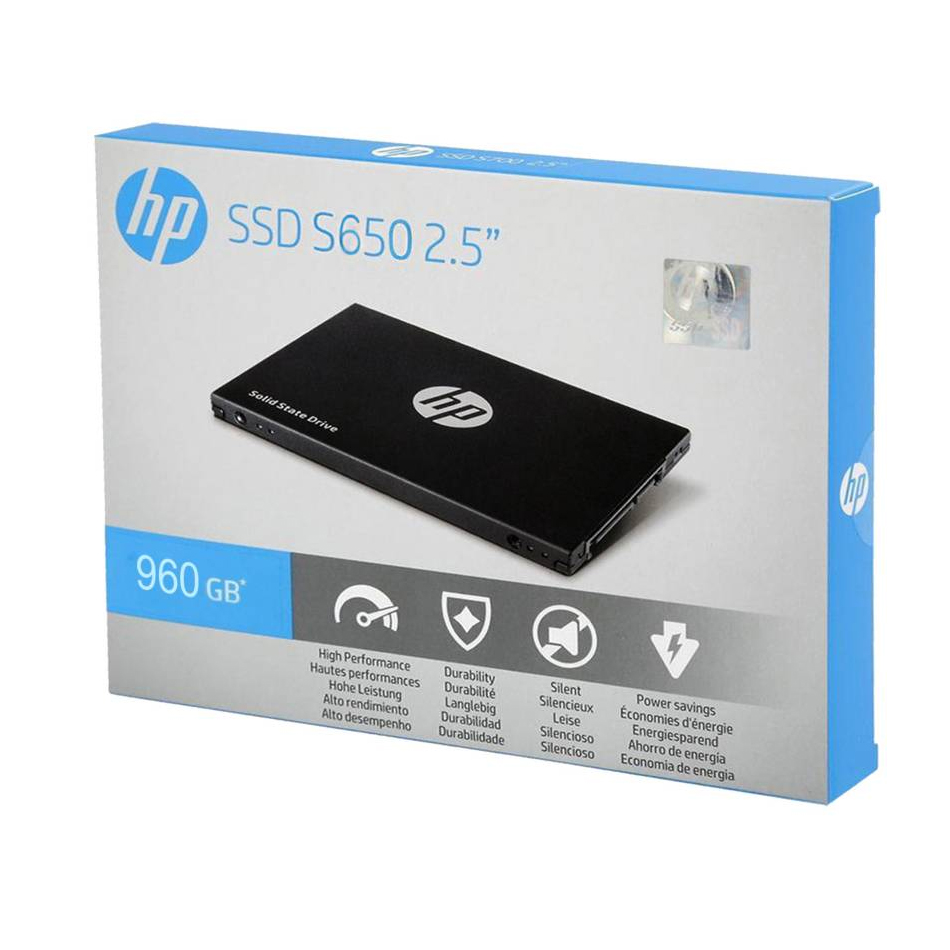 Ổ cứng SSD hiệu HP Model S650 960GB SATA3 2.5" - Hàng Chính Hãng