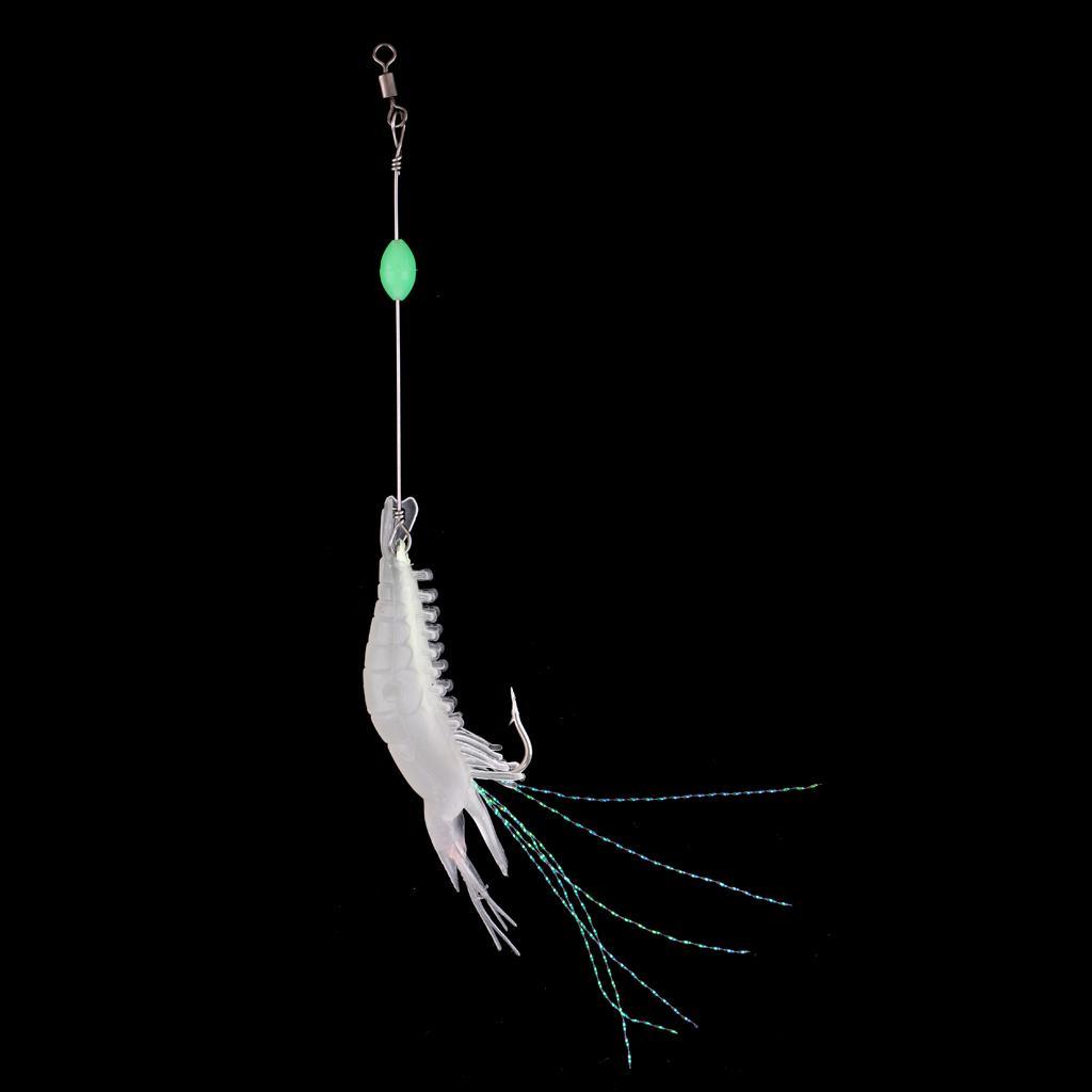 Shrimp Fishing Lure Luminous Shrimp Bait Sea Fishing Tackle Accessories Durable and Not Easy to Rust