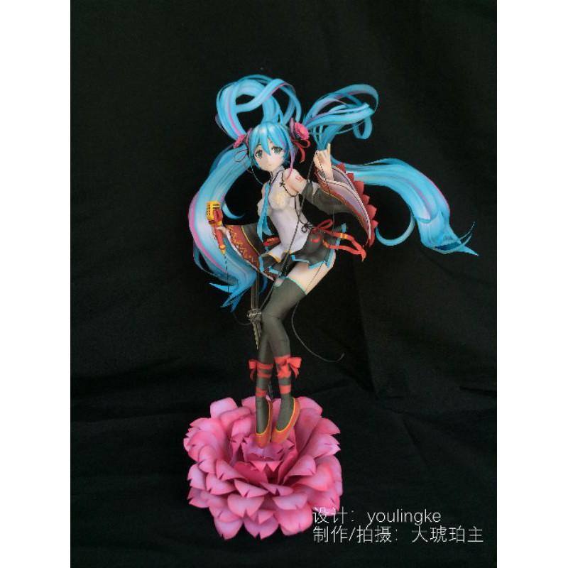 Mô hình giấy anime girl Alphamax Miku Expo 2019 Taiwan & Hong kong Ver.