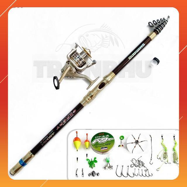 BỘ CẦN CÂU SHIMANO EXPERT + MÁY YOLO TFB6000 + TẶNG KÈM 11 PHỤ KIỆN