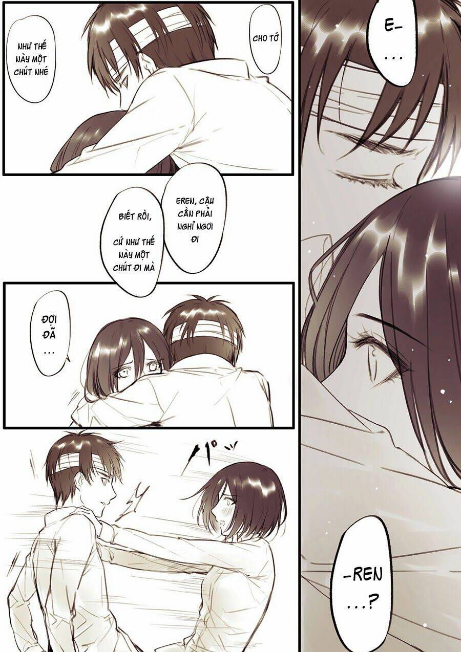 tấn công người khổng lồ - doujinshi eren x mikasa chapter 37 10