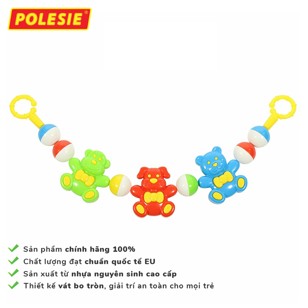 Treo Nôi Hình Thú Xúc Xắc 48cm, Màu Sắc Kích Thích Thị Giác Cho Bé, Nhựa ABS,Nhập Khẩu Châu Âu,CHÍNH HÃNG,POLESIE 71569