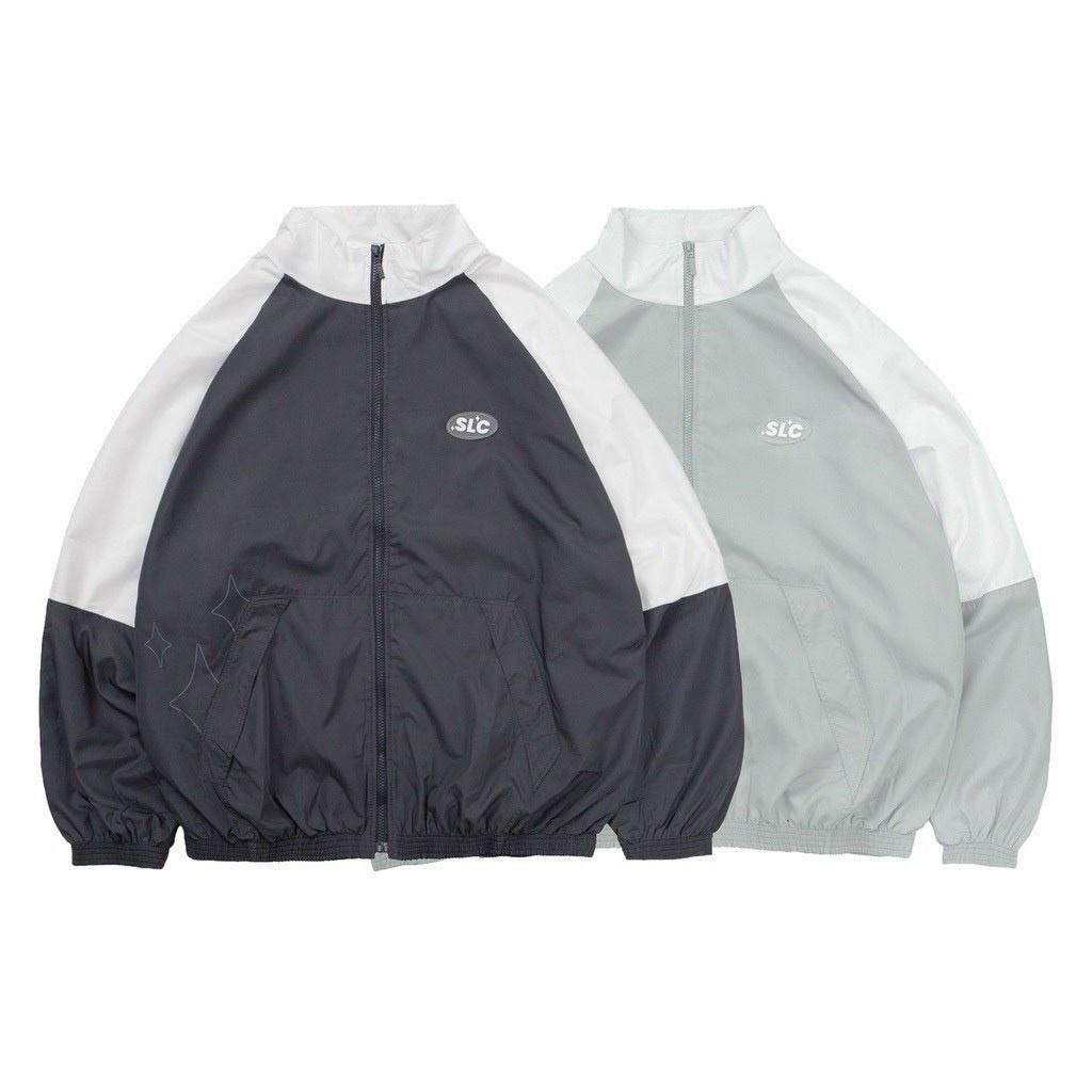 Áo Khoác Dù Vải Gió 2 Lớp Unisex Logo in SLC Sắc Nét Form Rộng Nam Nữ SHOPMAP