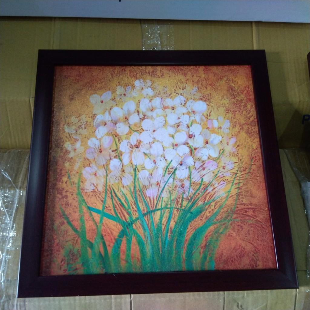 Tranh trừu tượng chủ đề rừng và động vật W4178