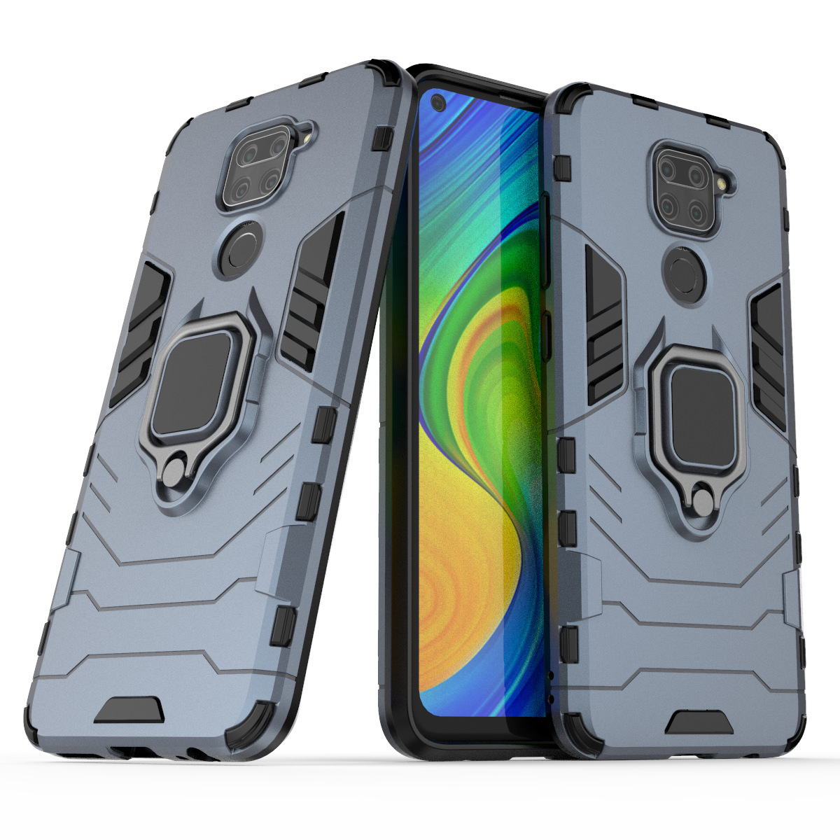 Ốp lưng cho Xiaomi Redmi Note 9 - Redmi 10X 4G iRON - MAN IRING Nhựa PC cứng viền dẻo chống sốc