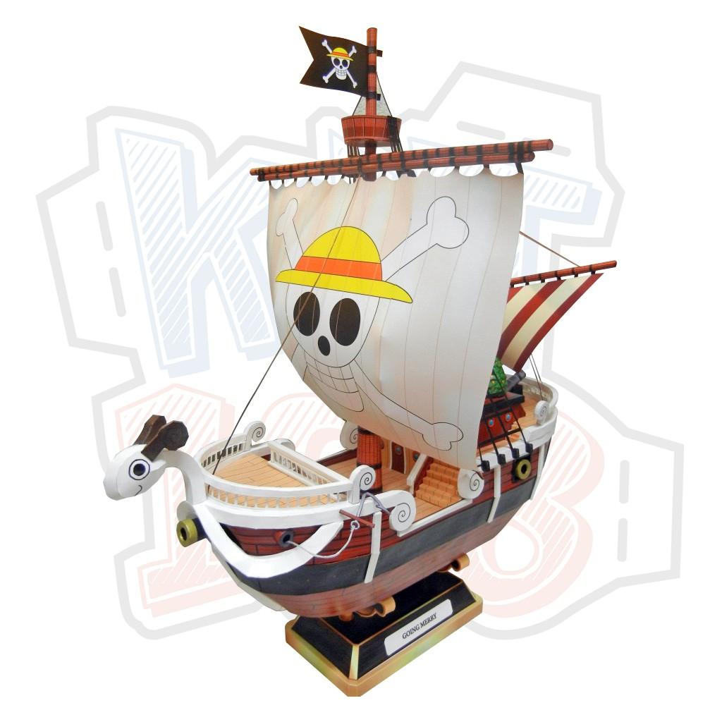 Mô hình giấy Anime One Piece Tàu thuyền Going Merry Ship