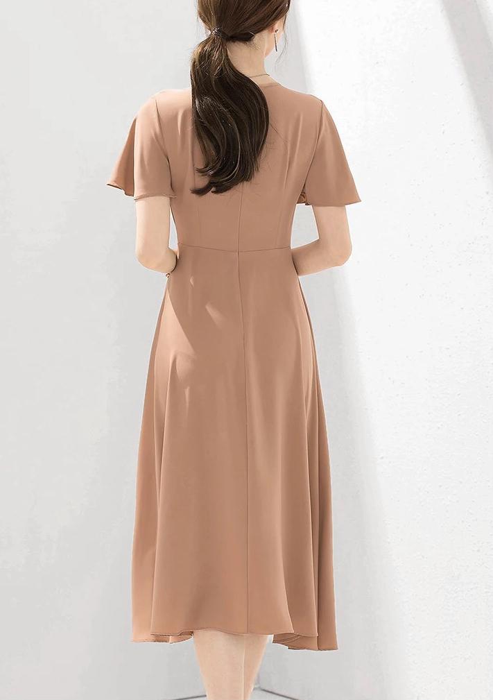 Đầm xòe rút dây ngực - DT714