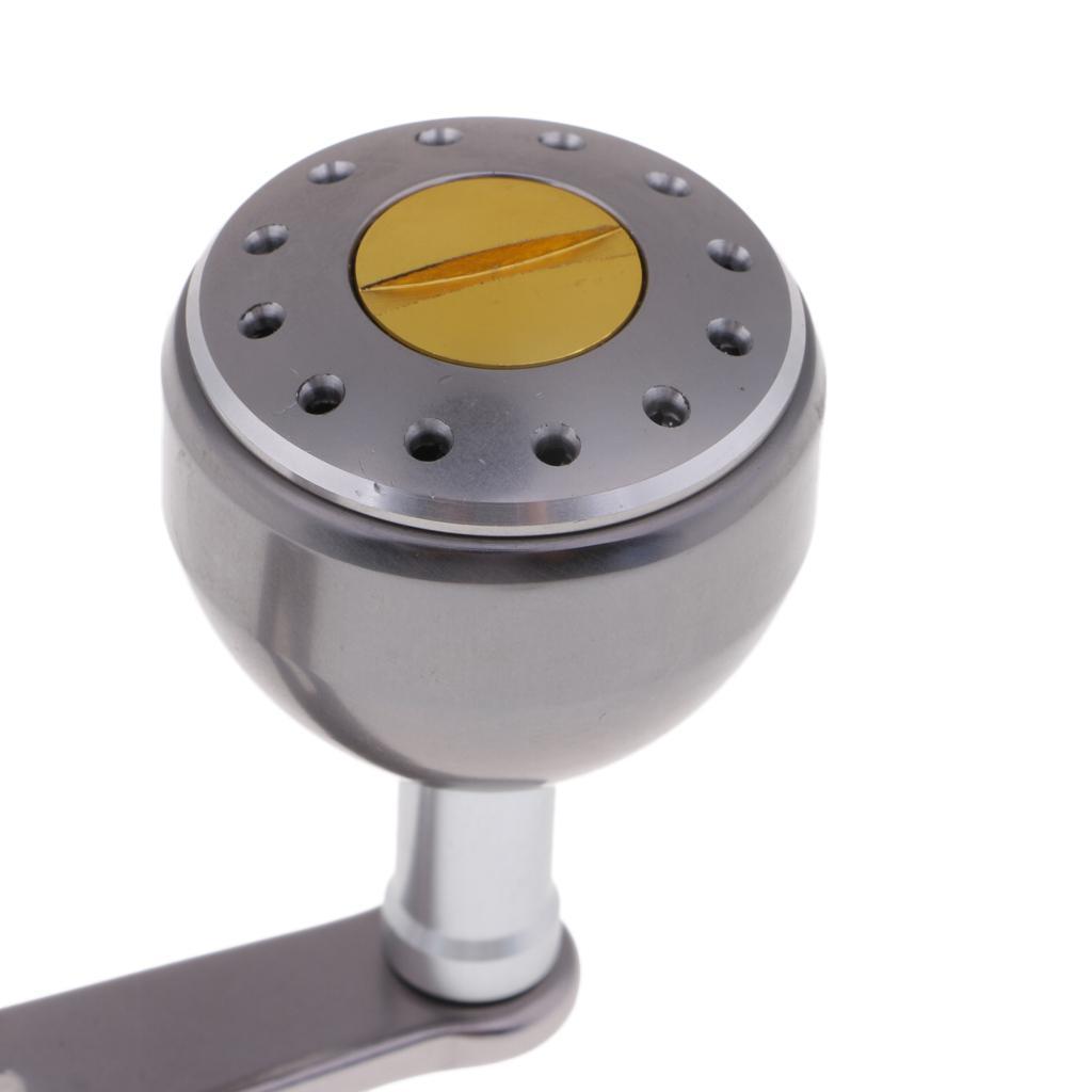 Baitcasting Fishing Reel Handle Drum Trolling Reel Handle Left Right Hand Metal Reel Handle Big Knob
