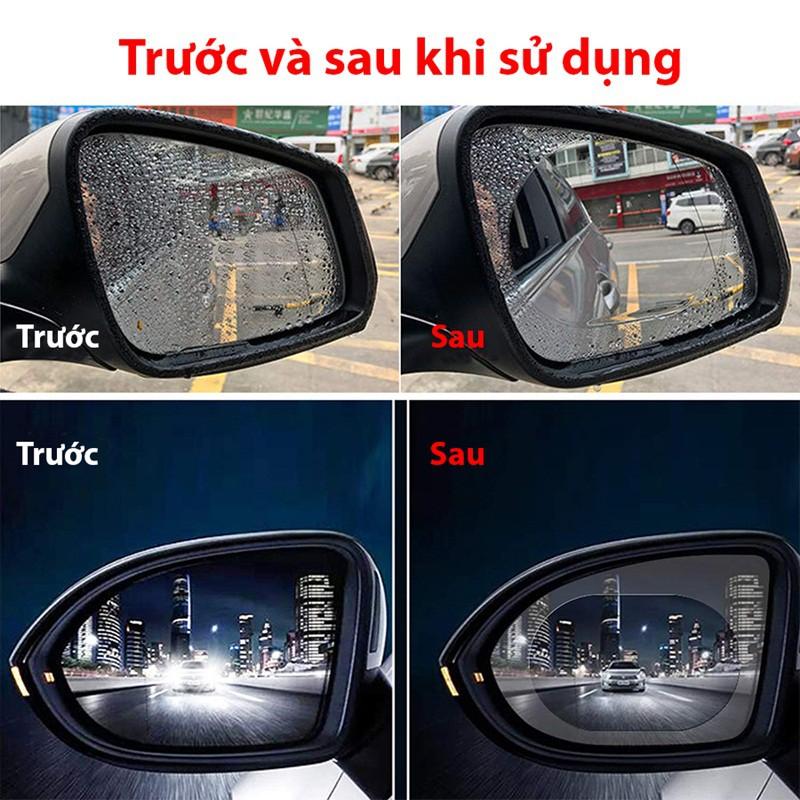 Bộ 2 miếng dán chống nước cho kính ô tô xe máy