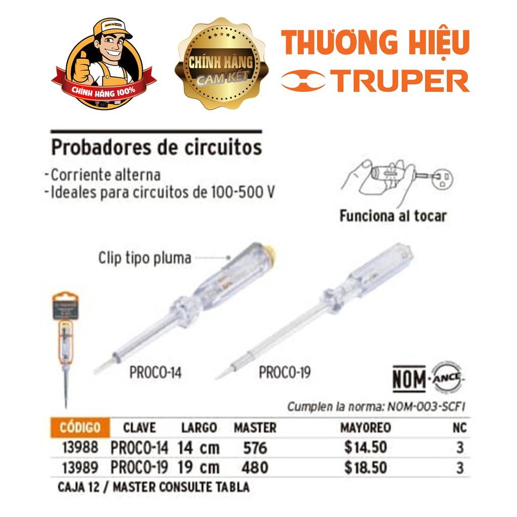 Tua vít,Bút thử điện 150mm Truper PROCO-14