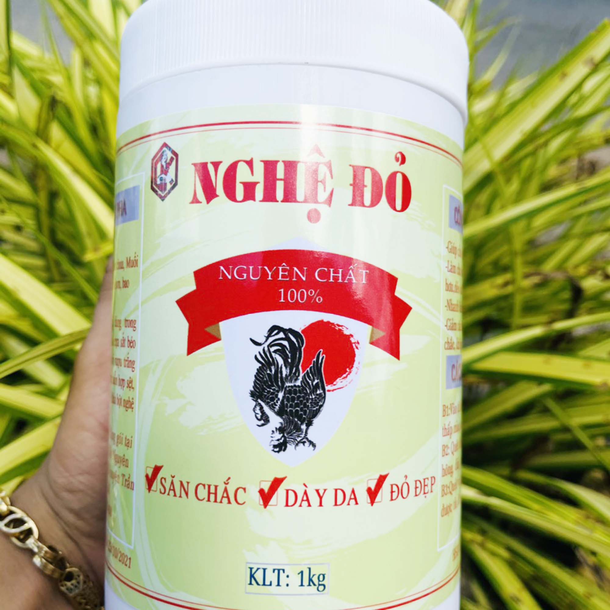 Nghệ Đỏ 1kg Vô Gà Săn Cơ Giảm Mở