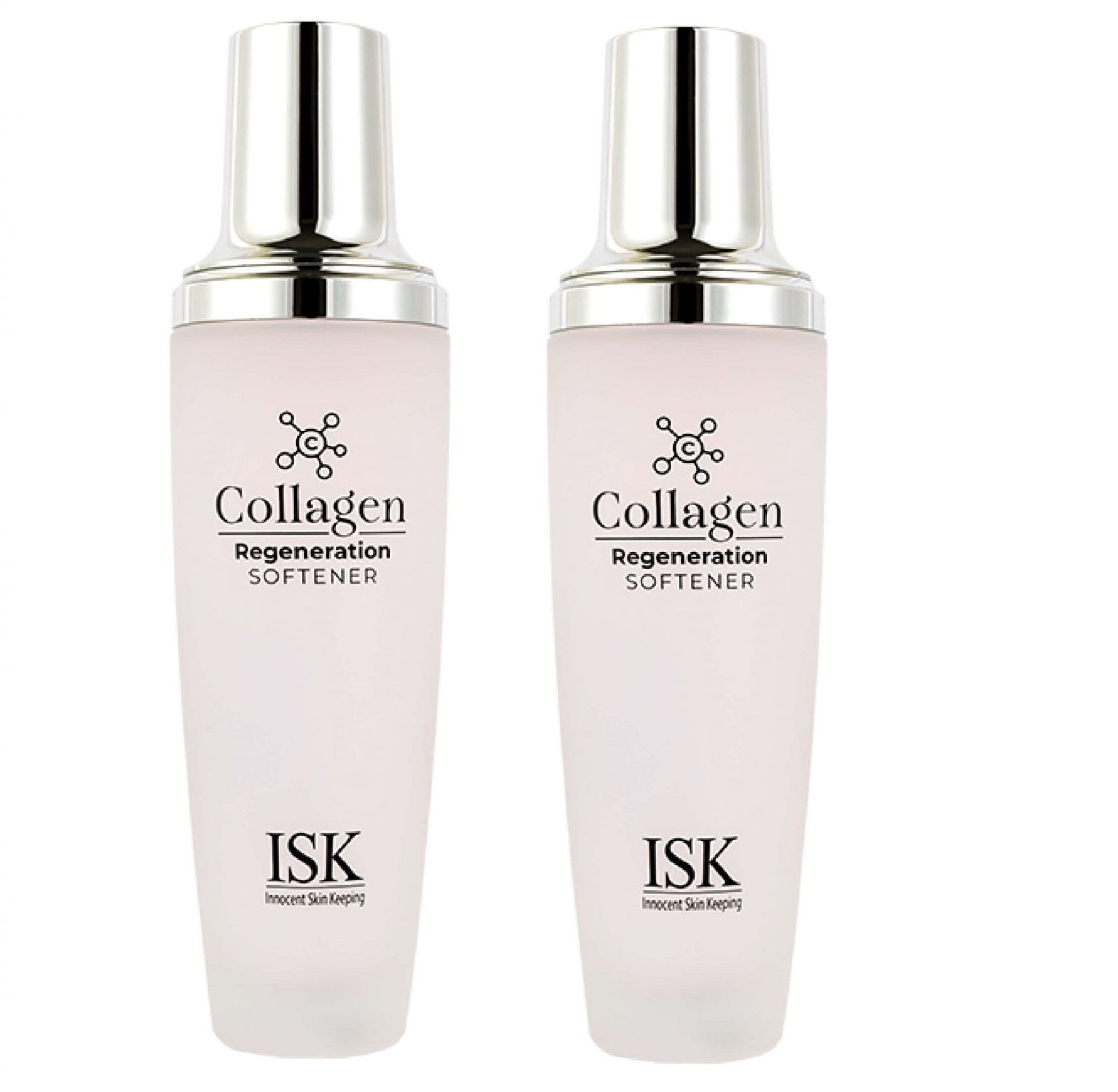 Nước Hoa Hồng Trắng Da Dưỡng Ẩm Từ Collagen BEAUSKIN ISK REGENERATION SOFTENER Hàn quốc 130ML/ Hộp Kèm bộ khuôn