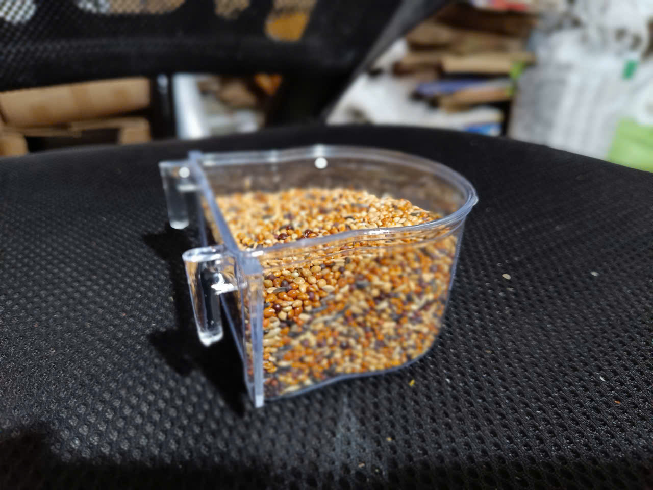 COMBO 2 CÁI CÓNG C3 DÙNG ĐỰNG THỨC ĂN CHO MỌI DÒNG CHIM, VẸT (CÓ MÓC GÀI)