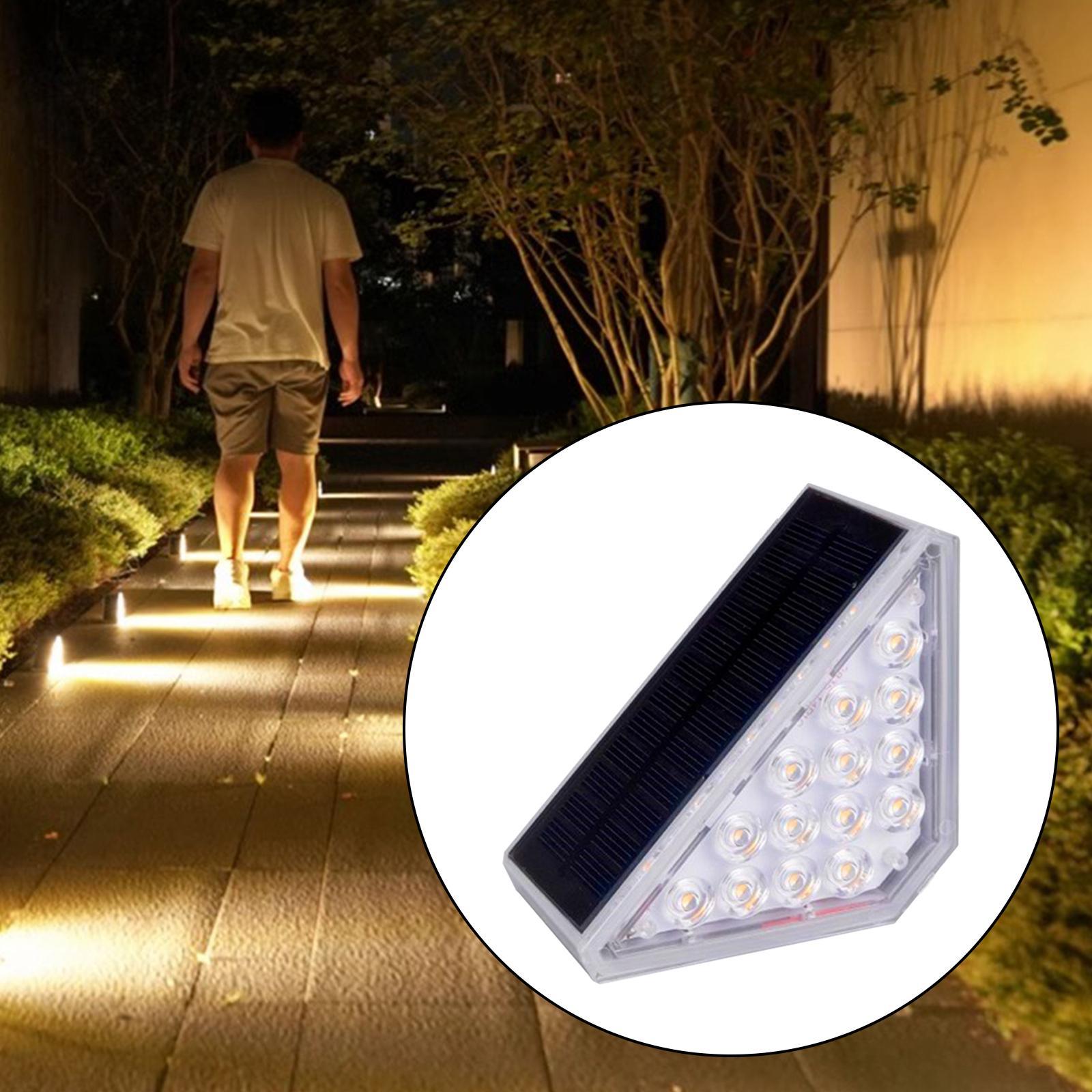 Step Lights LED Outdoor Waterproof Yard Patio Decor Solar Stair Lights