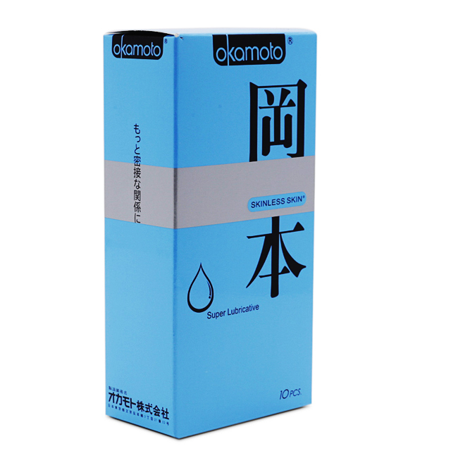 Okamoto SKL Super Lubricated 10s Sáng bóng mềm mại – nhiều chất bôi trơn