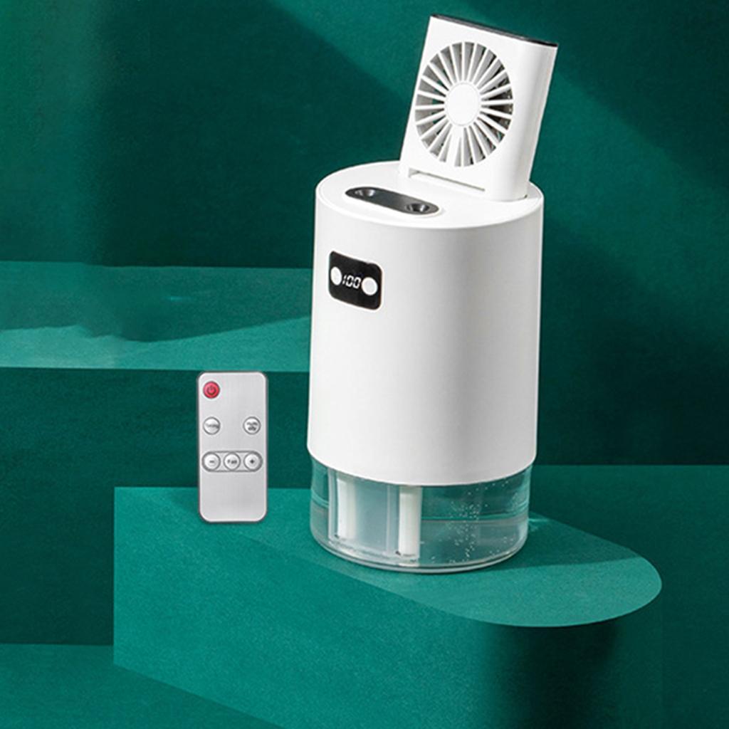 Portable Air Conditioner Humidifier Air Cooler Fan Remote Control USB for Office