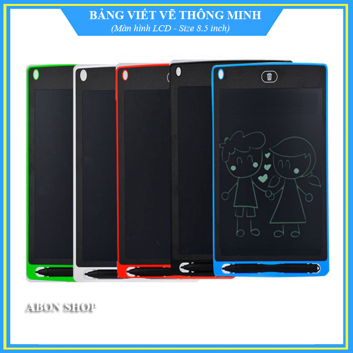 Bảng viết xóa thông minh - Bảng vẽ điện tử màn hình LCD 8.5inch - An toàn cho trẻ nhỏ