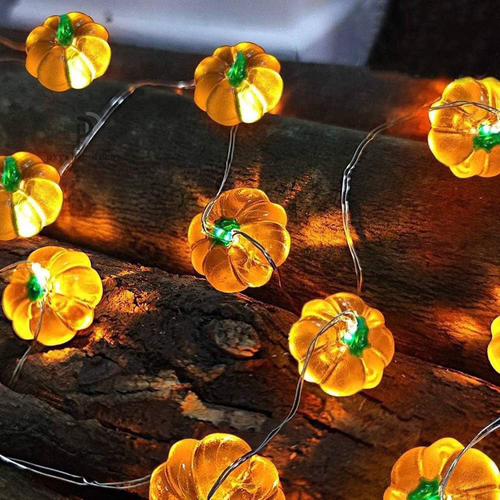 Đèn nháy bí ngô Vân Phương decor trang trí - hàng chính hãng