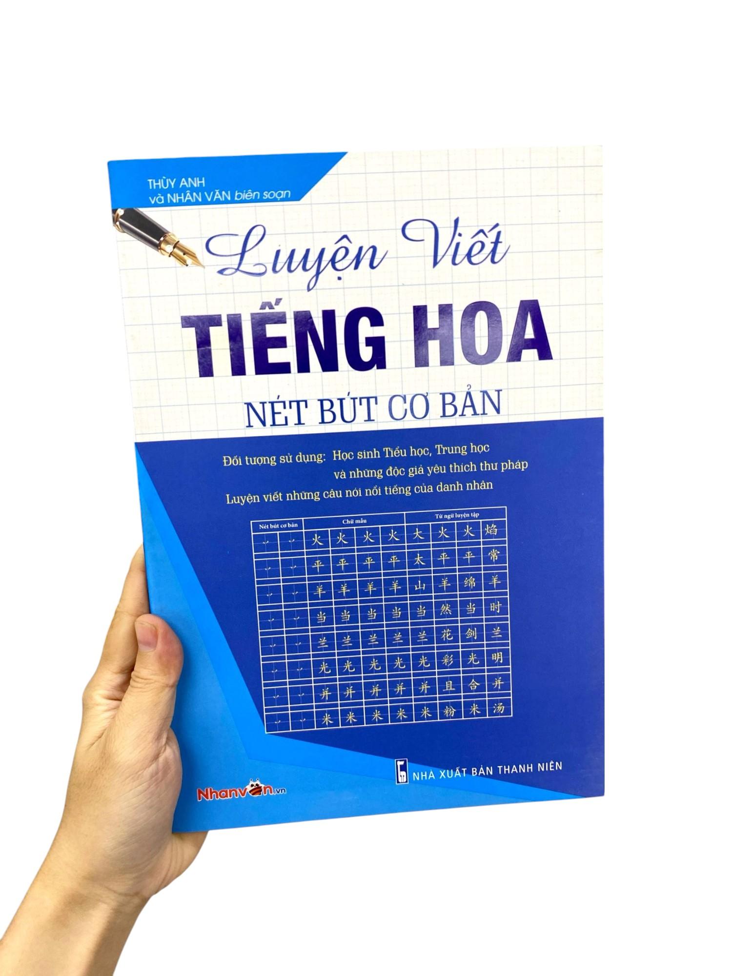 Sách - Luyện Viết Tiếng Hoa - Nét Bút Cơ Bản - ảnh 10