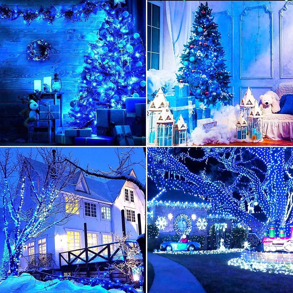 DÂY ĐÈN LED TRANG TRÍ 20M NHIỀU MÀU – SẠC NĂNG LƯỢNG MẶT TRỜI, BỀN ĐẸP CHO MỌI KHÔNG GIAN