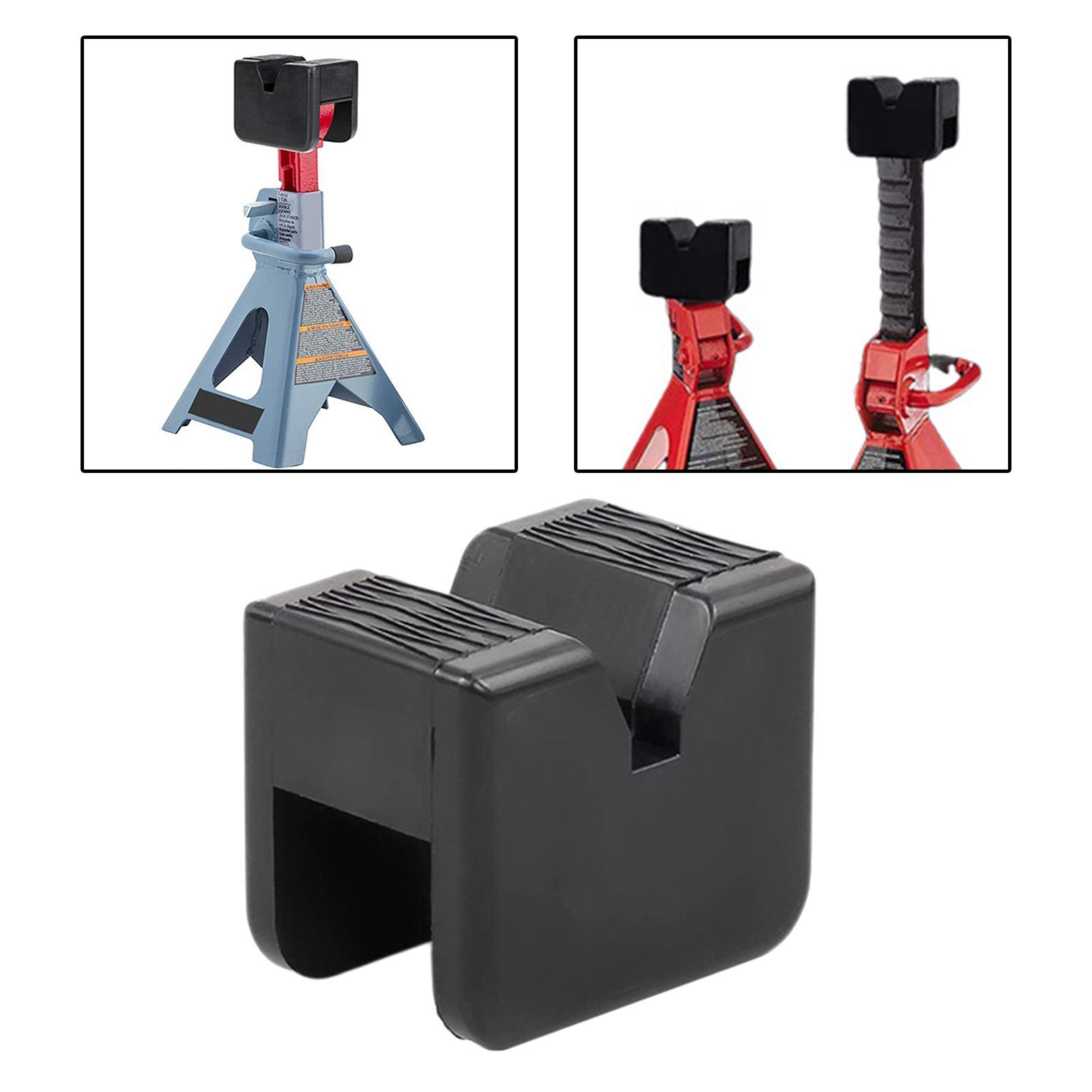 Car Lift Jack Rubber Pad 3 Ton Frame Rail Protector, Square Slotted, Pinch Weld Side Jack Adapter Stands, Car Lifting Tool