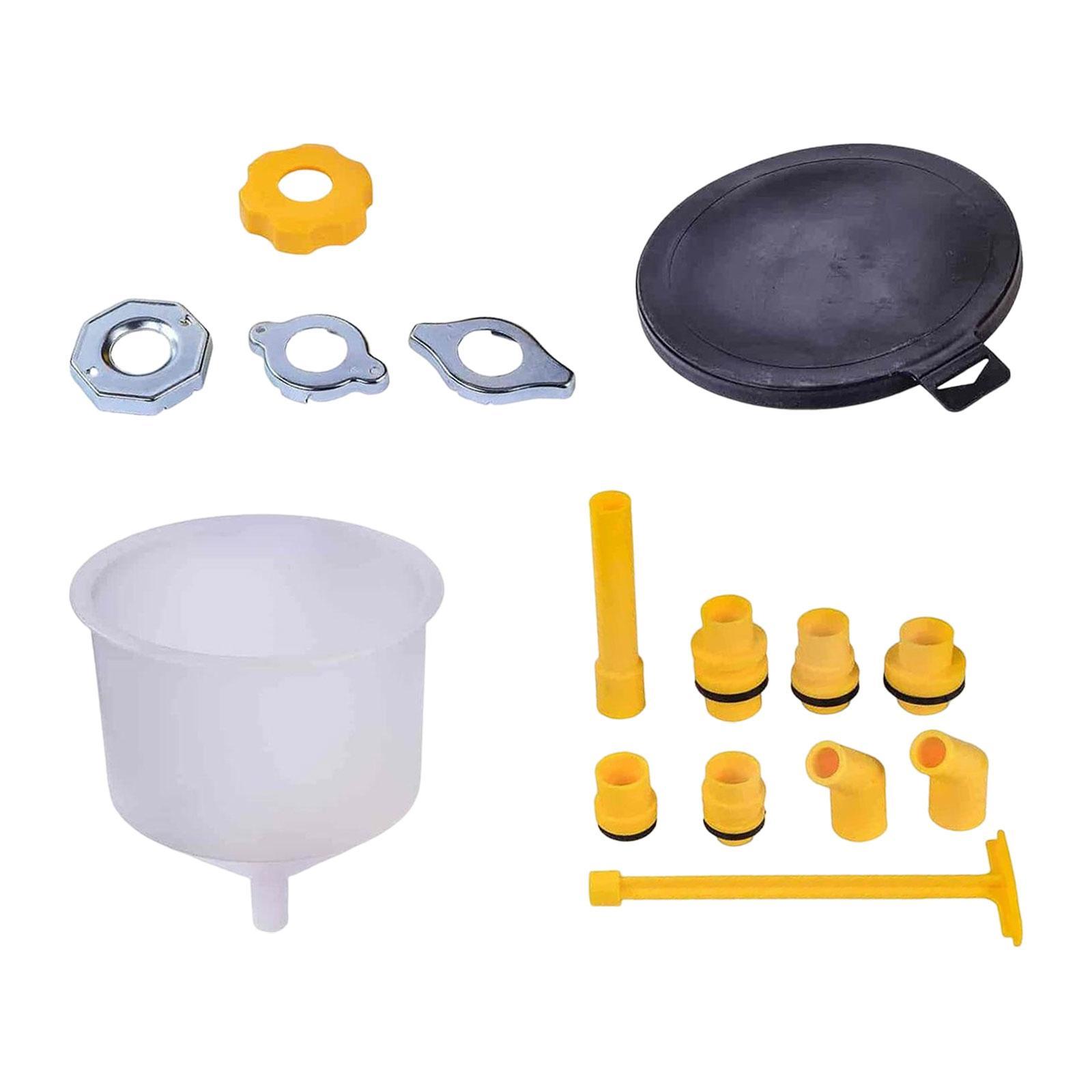Vehicle  Coolant Filling Funnel Set 15Pcs Simple to Clean Accessory