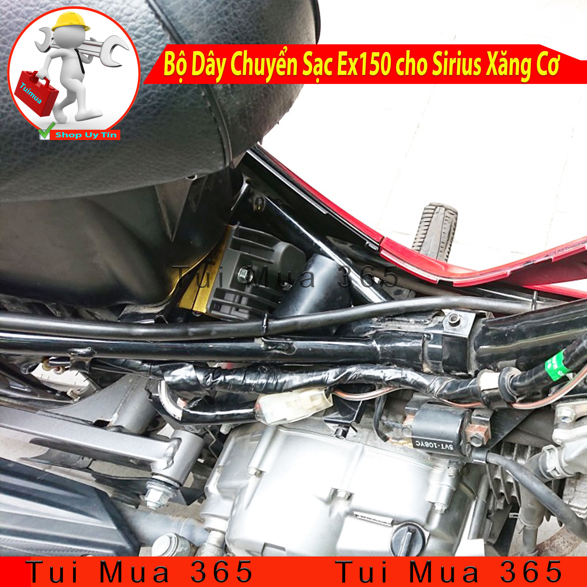 BỘ DÂY CHUYỂN SẠC EXCITER 150 CHO SIRIUS XĂNG CƠ