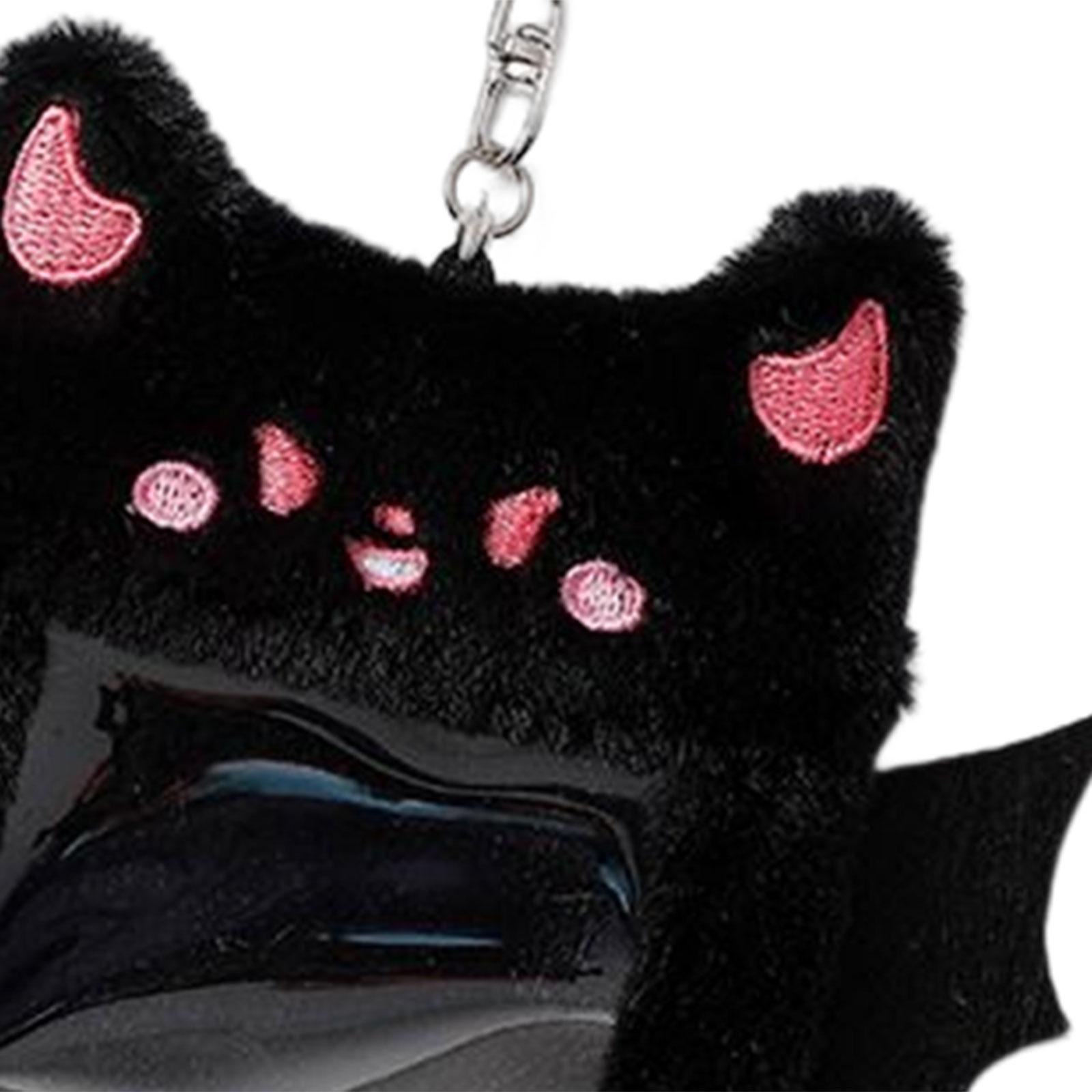 2 Colors Plush Photocard Holder Little Devil ID Card Case