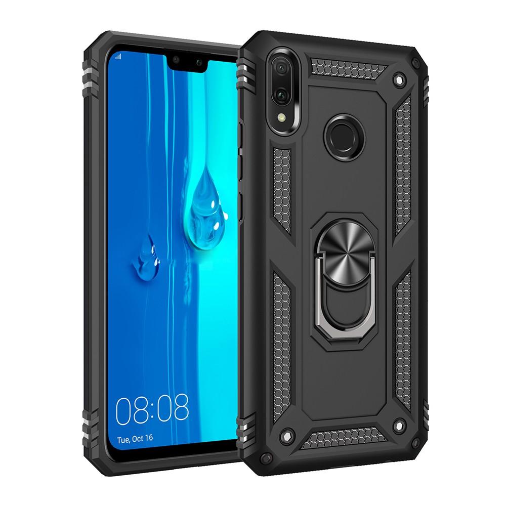 Ốp lưng cho Huawei Y9 2019 chống sốc 2 lớp kèm nhẫn iring làm giá đỡ