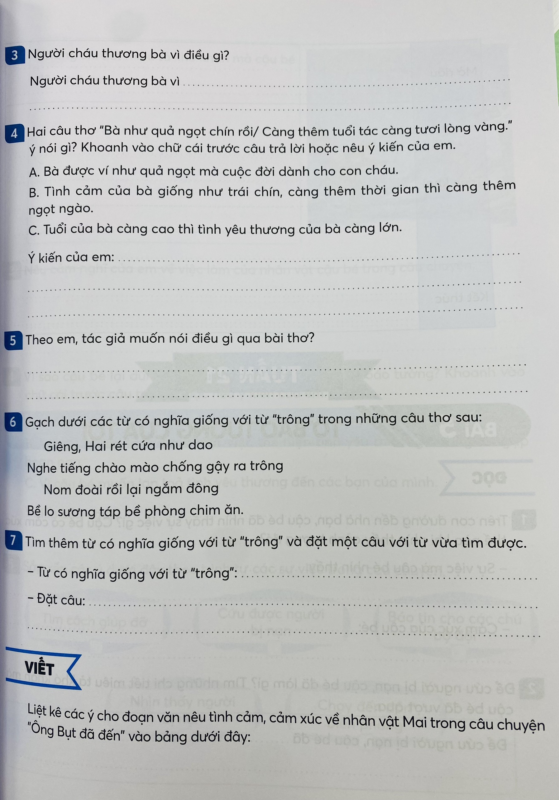 Combo 2 cuốn Vở thực hành Tiếng Việt lớp 4 tập 1+2