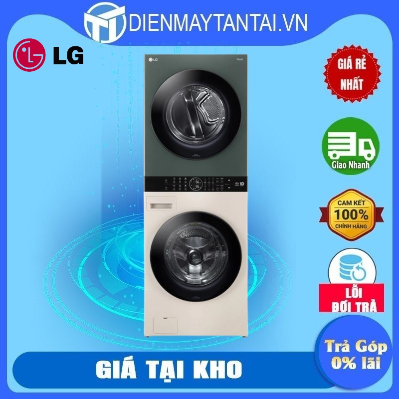 Máy giặt sấy LG Inverter 21 kg WT2116SHEG - Chỉ giao HCM