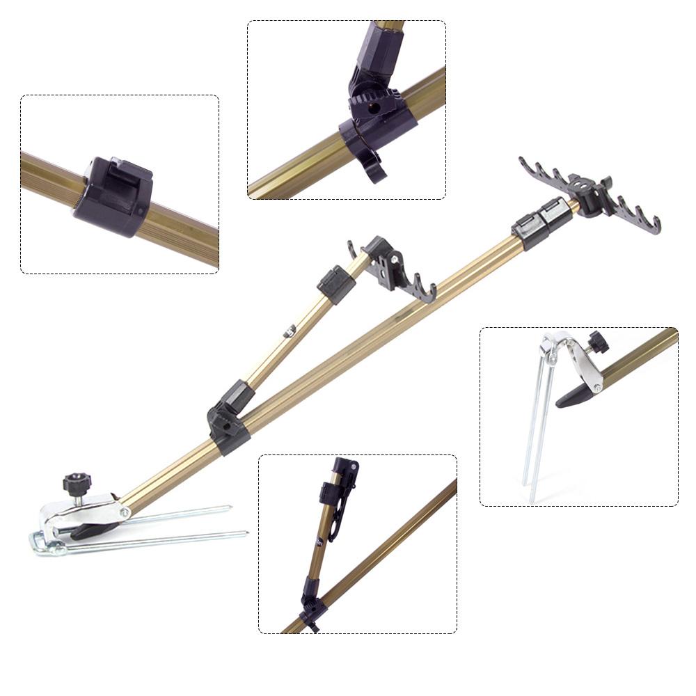 Giá đỡ cần câu cá bằng hợp kim nhôm đa ​​chức năng Có thể thu vào