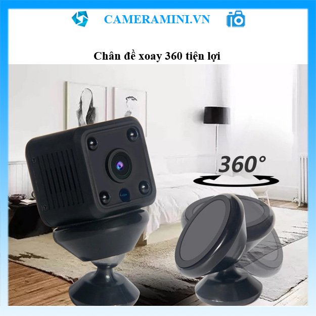 Camera Siêu Nhỏ Wifi X6 FULLHD 1080P Đa Năng- Hồng Ngoại Quay Ban Đêm, Hình Ảnh Sắc Nét Cả Ngày Và Đêm, Pin Dung Lượng Khủng, Siêu Bền- Kết Nối Wifi Qua Điện Thoại Xem Từ Xa