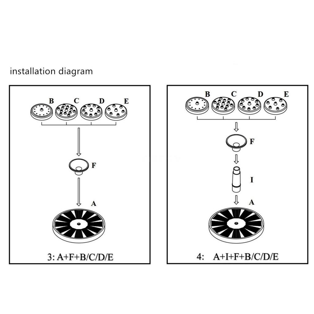 Bộ Đài Phun Nước Năng Lượng Mặt Trời Kèm 6 Vòi Phun Cho Bể bơi