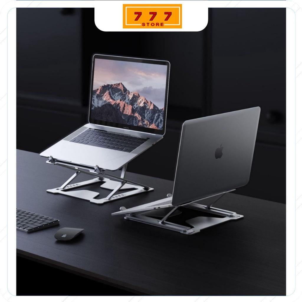 P17 Giá đỡ để laptop stand notebook Macbook máy tính xách tay hợp kim nhôm có thể tháo rời kiêm tản nhiệt.