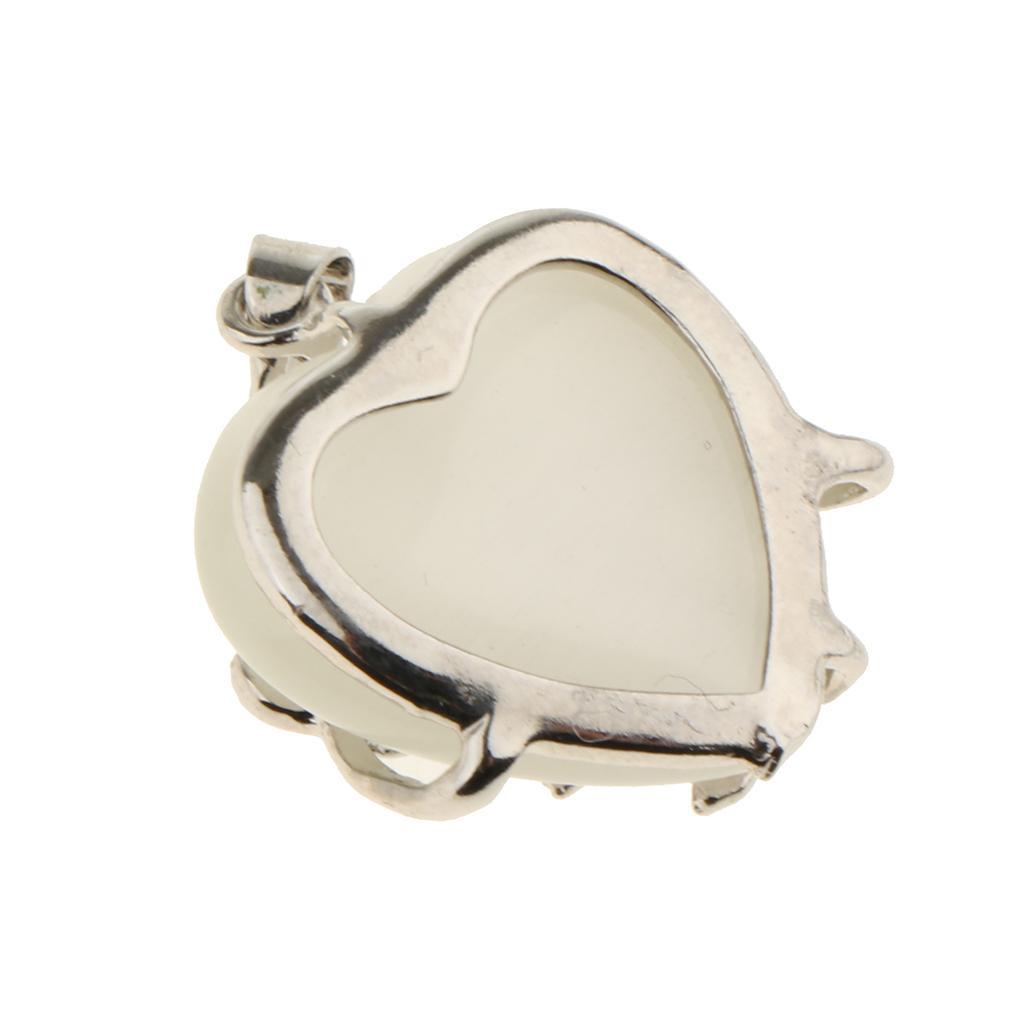 Flower Wrapped Heart Natural Crystal Pendant for Necklace Pendant