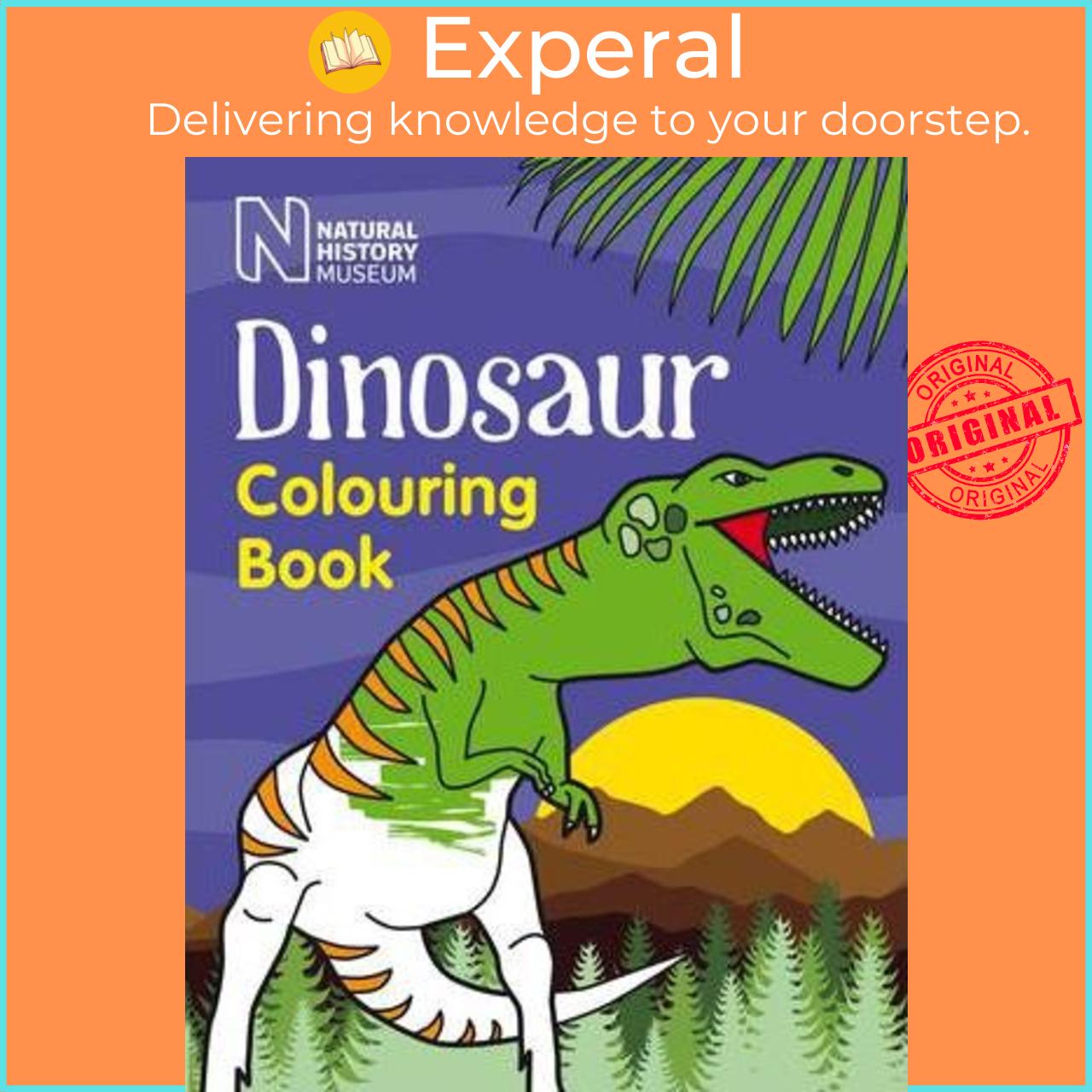 Sách - Dinosaur Colouring Book by Natural History Museum