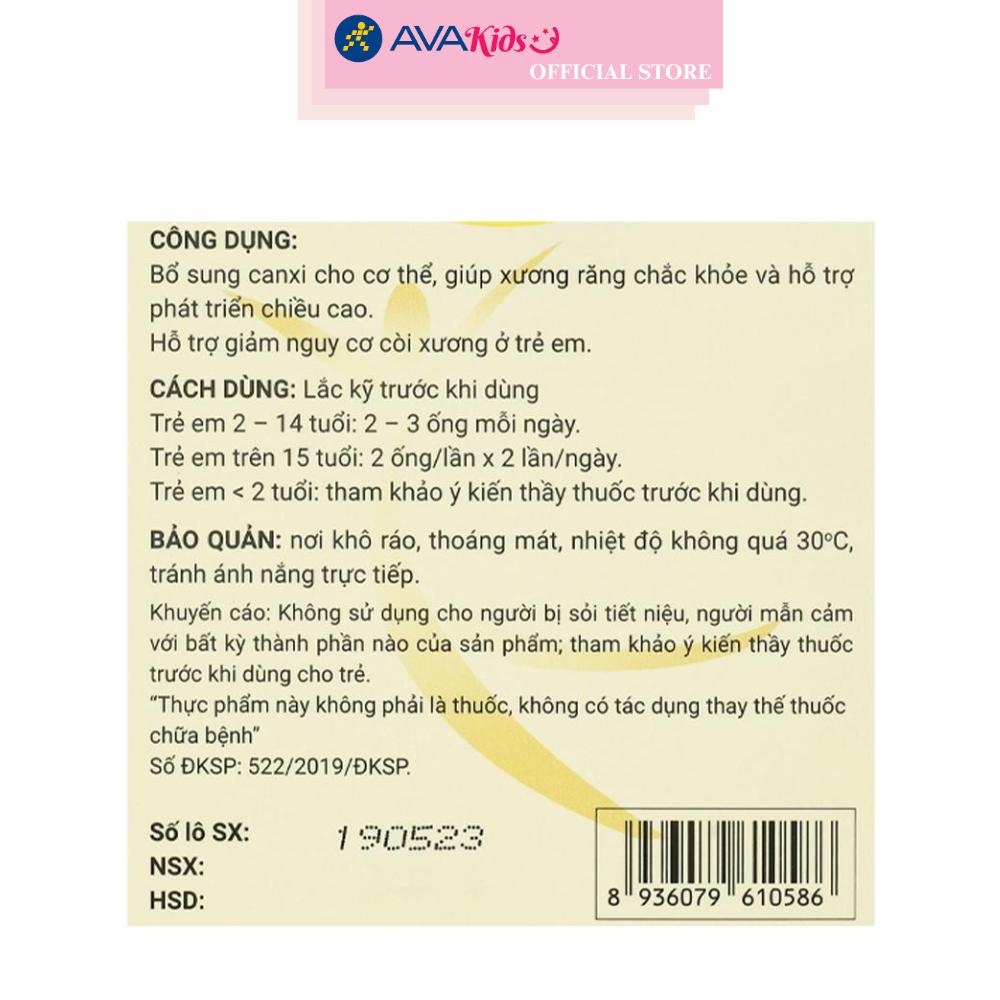 Siro Avisure Calkid hỗ trợ phát triển chiều cao 30 ống (từ 2 tuổi)