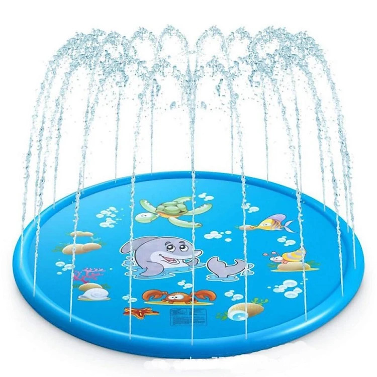 Thảm chơi phun nước cho bé - Tấm nệm phun nước 1.7m ,Phao phun nước với vật liệu chất lượng Tốt - PaKaSa