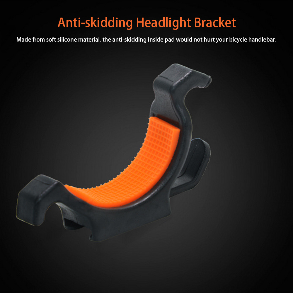 ĐÈn pha xe đạp 10W độ sáng cao IP64 chống thấm nước, bằng silicone mềm, sạc USB