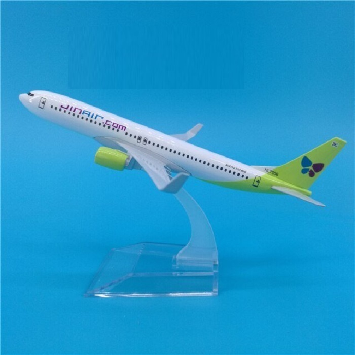 Mô hình máy bay tĩnh Jinair B737 16cm