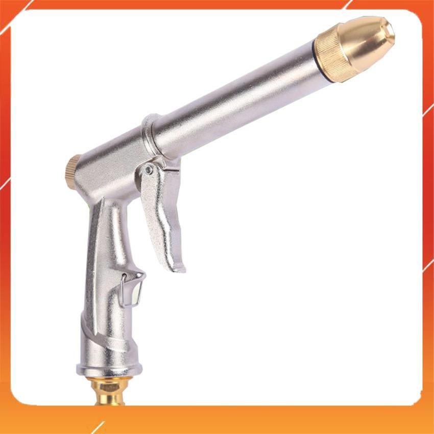 Vòi nước vòi phun nước rửa xe tưới cây tăng áp thông minh + bộ dây bơm nước cao cấp TLG 206810 đầu đồng,nối đen