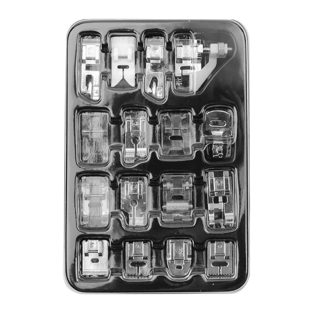 Bộ chân vịt cho máy may gia đình Janome Brother 16PCS,