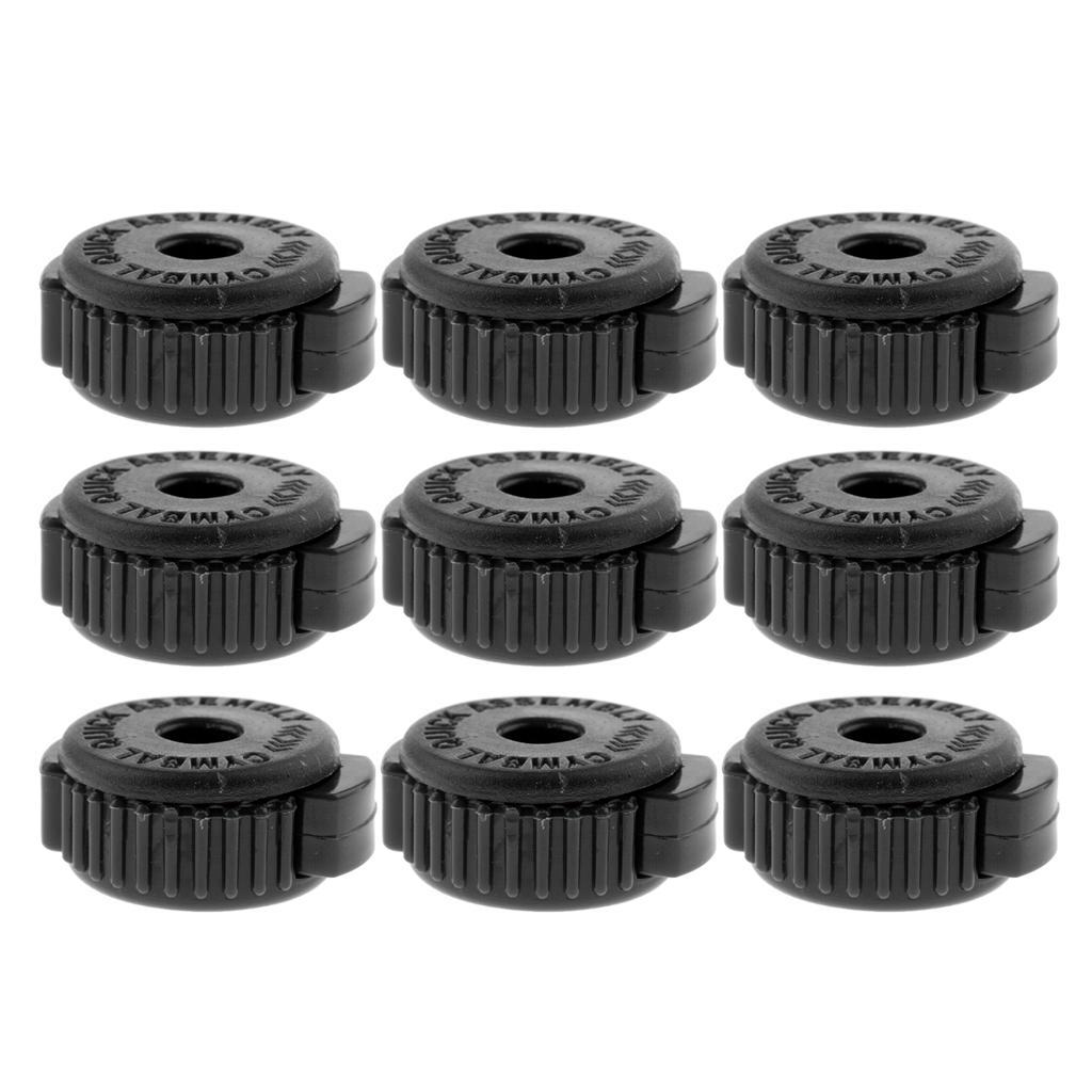 2 Pieces Quick Release Cymbal  Nuts Set for Percussion Instrument Parts