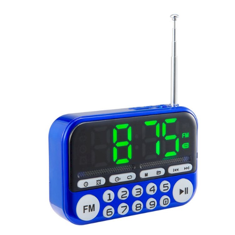 Đồng hồ để bàn kiêm đài radio, thiết bị nghe nhạc C-866 (đa chức năng)